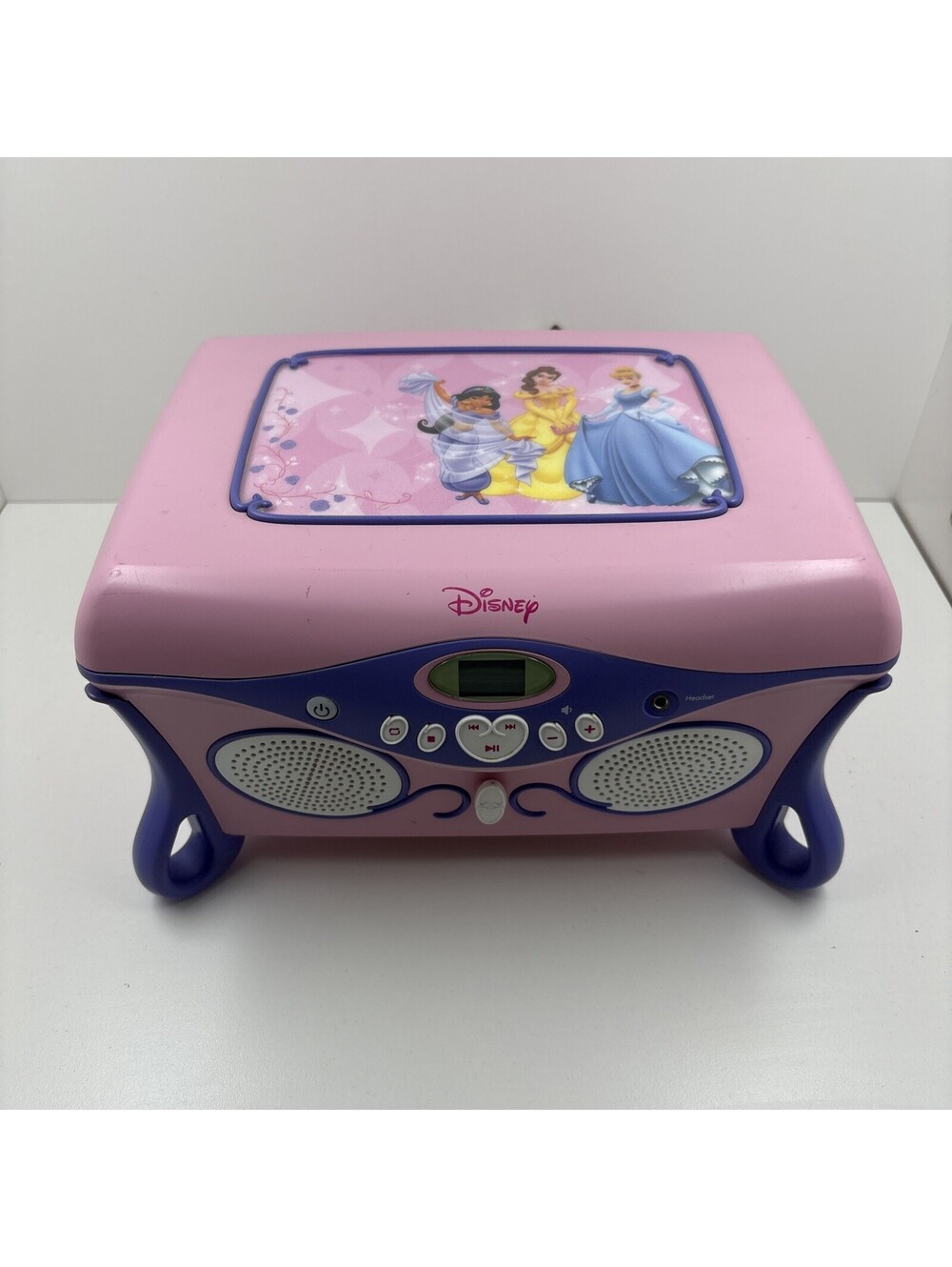 DISNEY PRINCESS CD PLAYER/ JEWELRY BOX DJB4000-P 2004 For Parts
